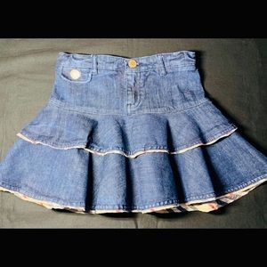 Burberry Girl Denim Skirt